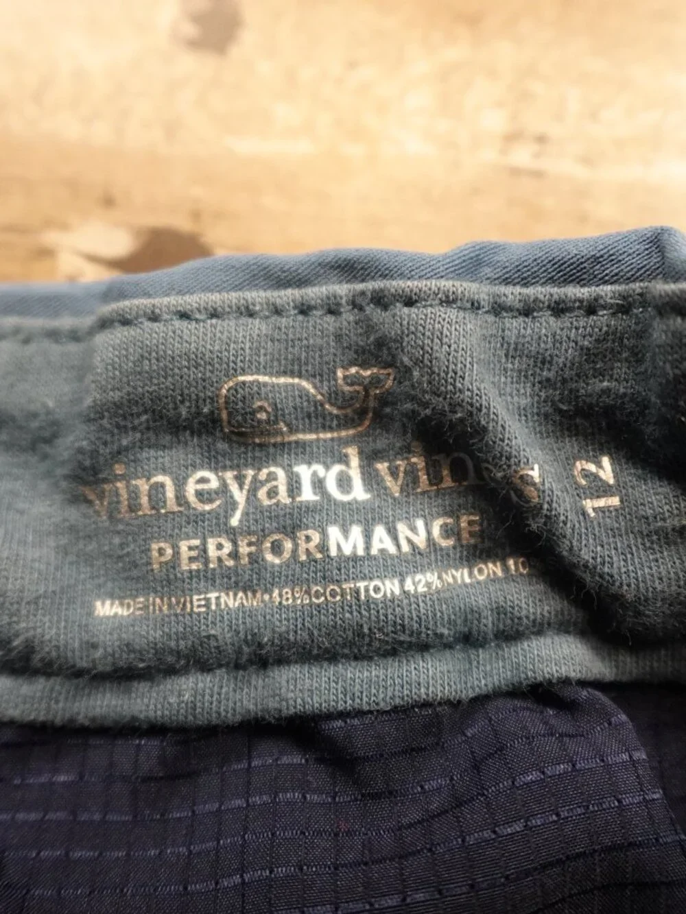 Vineyard Vines Performance Shorts Boys Size 12 Blue Stretch Golf Casual